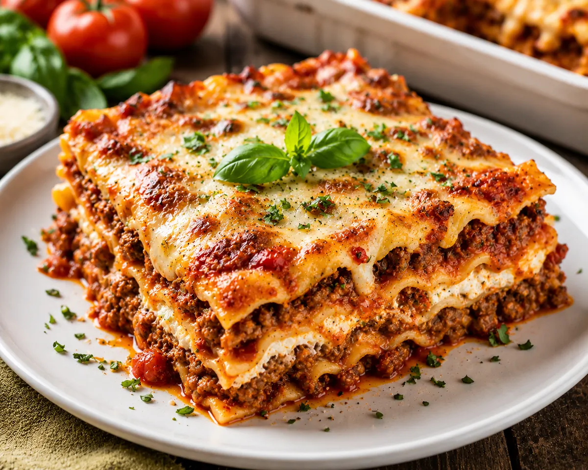 Classic Homemade Lasagna