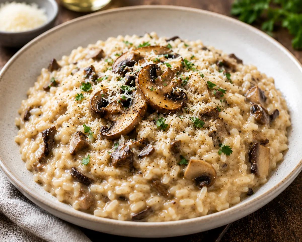 Creamy Mushroom Risotto