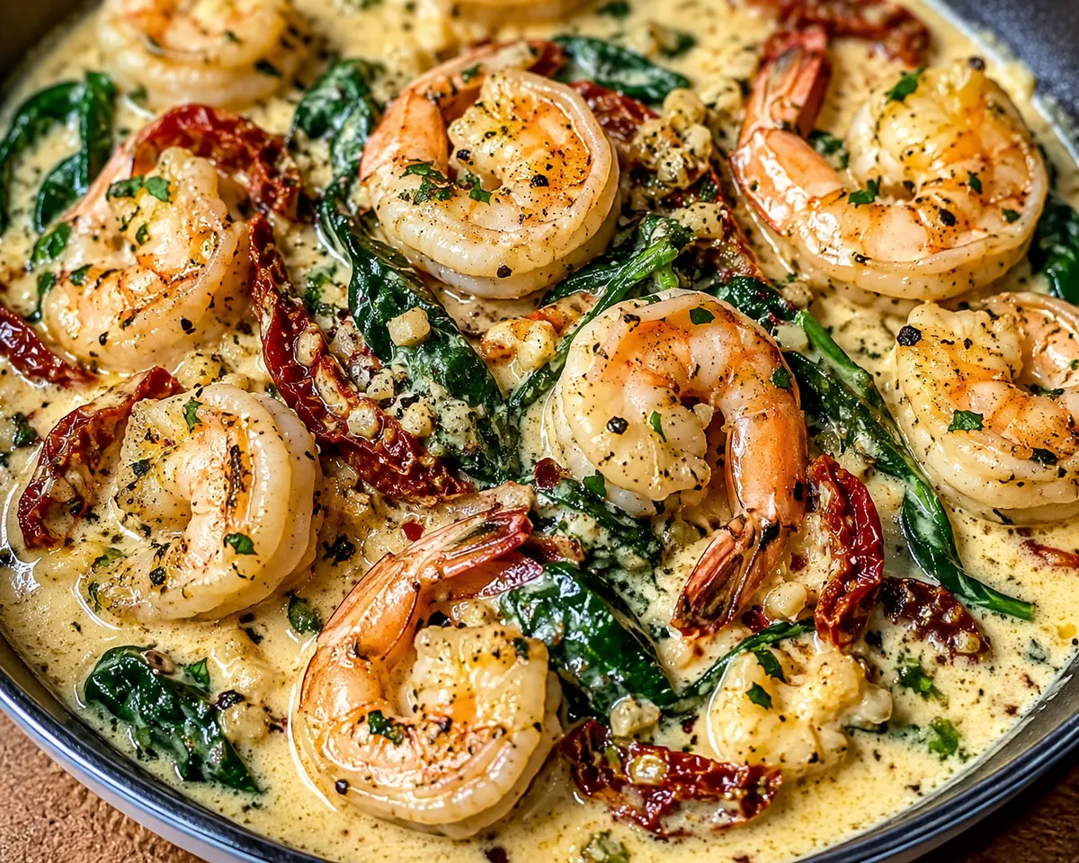 Tuscan Garlic Shrimp